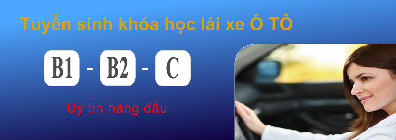 Tuyển sinh đào tạo lái xe ô tô
